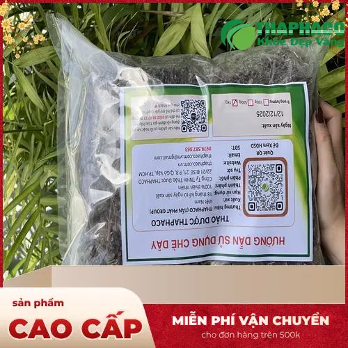 Hình ảnh tổng quan chè dây Thảo Dược Tươi THAPHACO sau khi thu hoạch