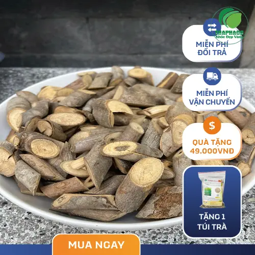 Nước an xoa sắc từ an xoa khô chất lượng cao, mang lại hương vị thơm ngon
