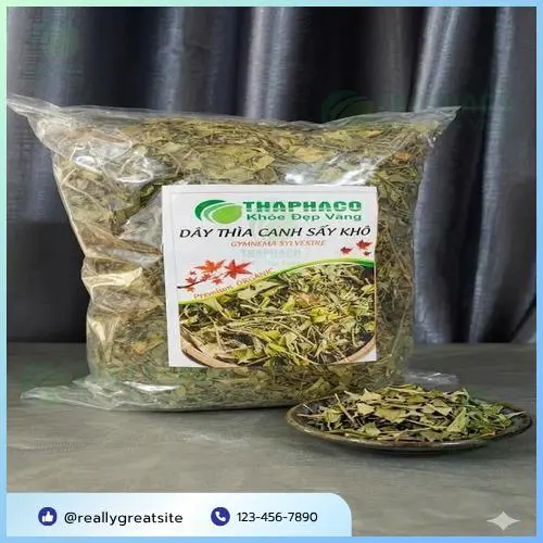 Lá dây thìa canh tươi và khô