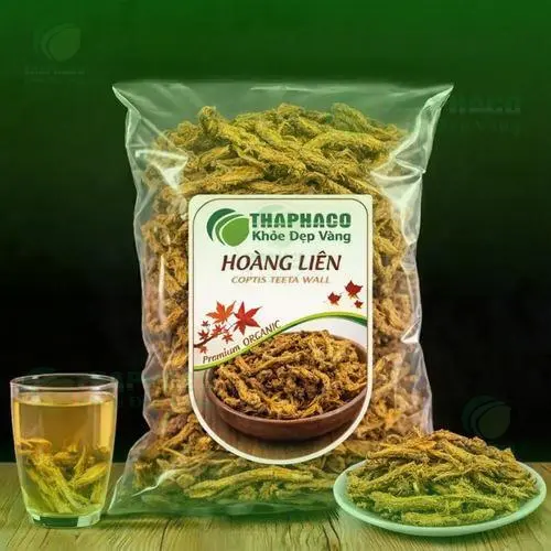 Hình ảnh Hoàng Liên đang được phơi khô
