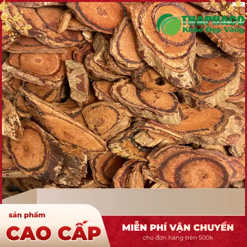 Kê huyết đằng đã phơi khô và thái lát, sẵn sàng để sử dụng