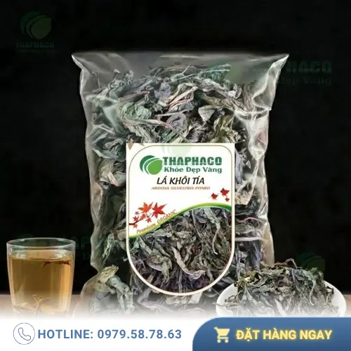 Lá khôi tía sấy khô chất lượng cao từ Thảo Dược Tươi THAPHACO