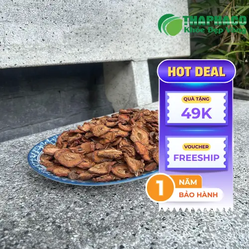 Táo mèo khô đã được thái lát, sẵn sàng để chế biến thành các bài thuốc