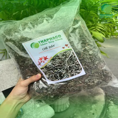 Sản phẩm chè dây khô THAPHACO đóng gói tiện lợi
