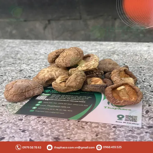 Nấm đông cô khô được bảo quản đúng cách
