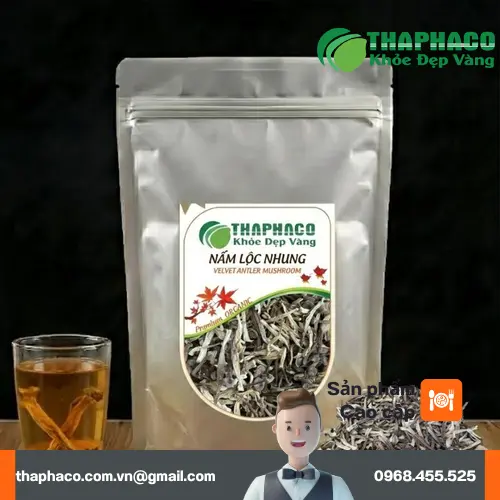 Nấm lộc nhung khô nguyên vẹn, chất lượng cao