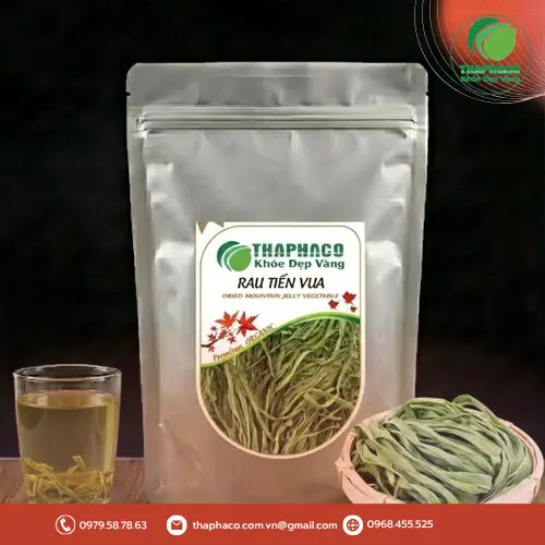 Rau tiến vua khô loại 1 và loại thường