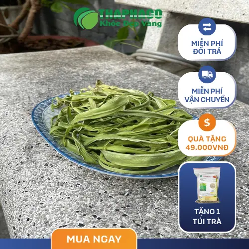 Rau tiến vua tươi và khô giàu chất xơ và vitamin.