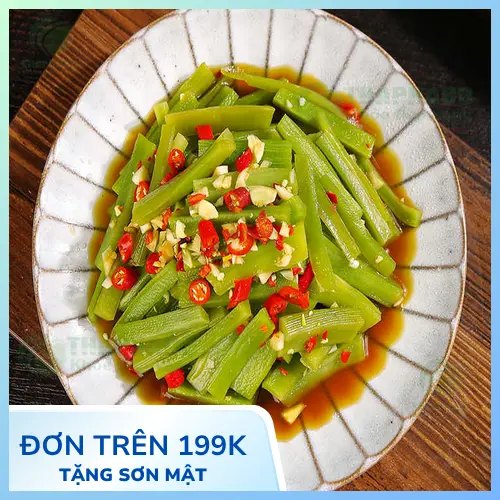 Rau tiến vua khô chứa nhiều chất xơ
