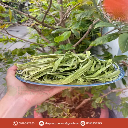 Rau tiến vua khô đã sơ chế