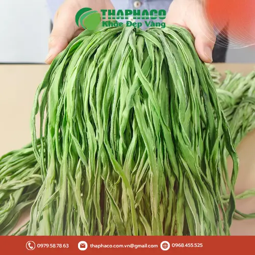 Lưu ý khi dùng rau tiến vua khô