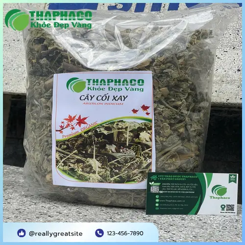 Quả cây Cối Xay hình cối xay nhỏ và lá xanh