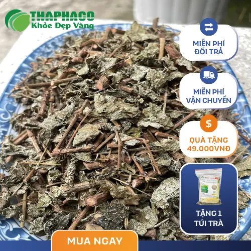Chè dây khô với lớp phấn trắng tự nhiên