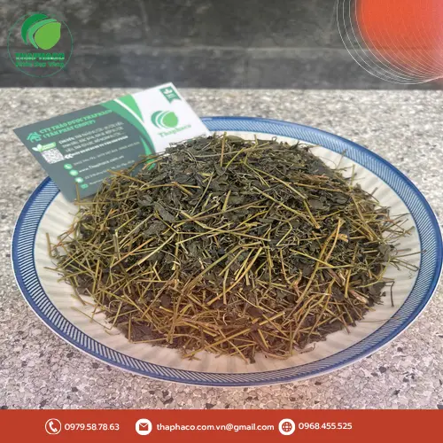 Giảo Cổ Lam khô được đóng gói cẩn thận, sẵn sàng pha trà