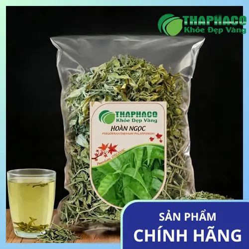 Lá Hoàn Ngọc tươi tại vườn THAPHACO