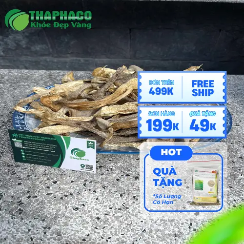 Nấm lộc nhung khô được bảo quản cẩn thận