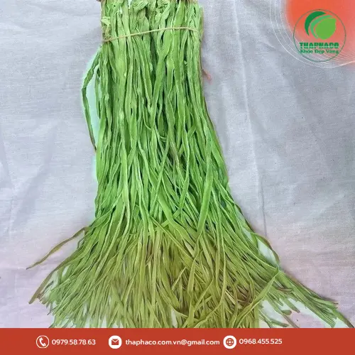 Hướng dẫn sơ chế rau tiến vua khô