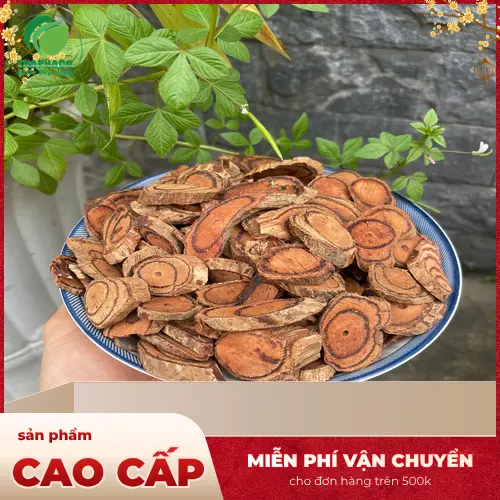 Hình ảnh người đang pha trà Kê Huyết Đằng