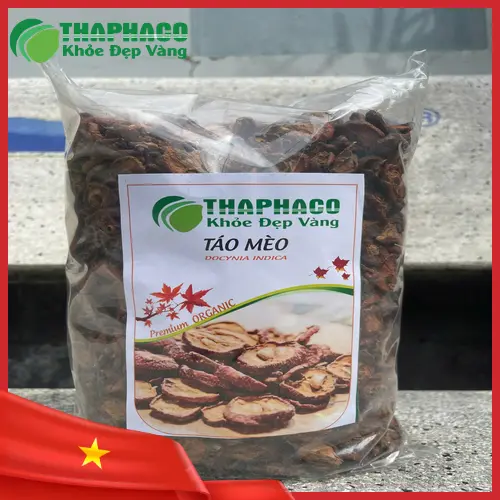 Hình ảnh quả táo mèo tươi và lá