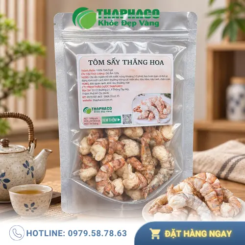 Tôm sấy thăng hoa chất lượng cao tiện lợi cho gia đình