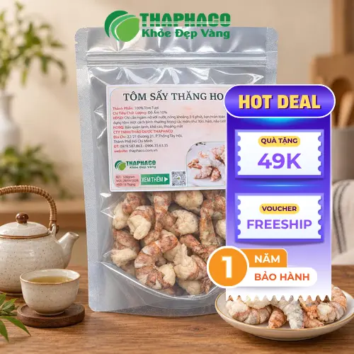 Tôm sấy thăng hoa chất lượng cao giữ trọn dinh dưỡng