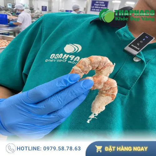 Tôm sấy thăng hoa giữ nguyên hương vị và dinh dưỡng tự nhiên