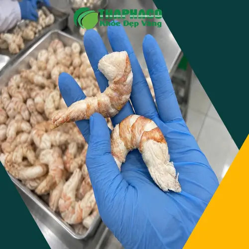 Sản phẩm tôm sấy thăng hoa đóng gói tiện lợi