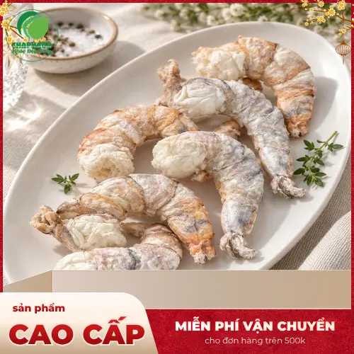 Sử dụng tôm sấy thăng hoa trong chế biến món ăn hàng ngày