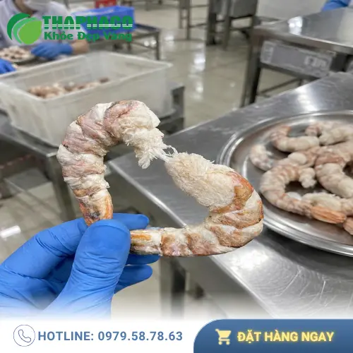 Sản phẩm tôm sấy thăng hoa chất lượng cao từ THAPHACO