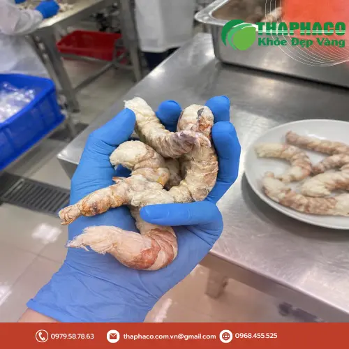 Bảo quản tôm sấy thăng hoa nơi khô ráo thoáng mát
