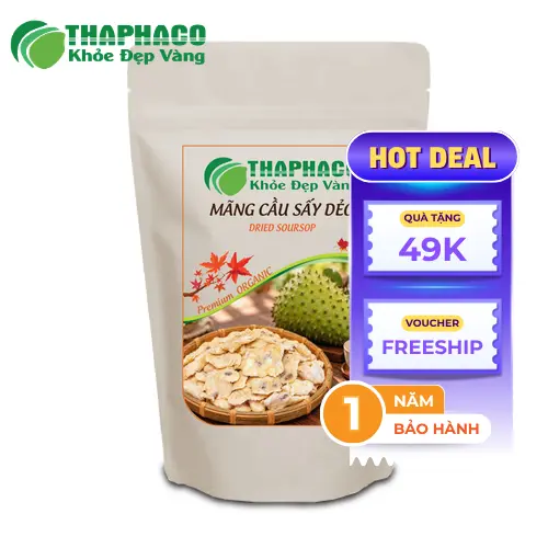 Mãng cầu sấy dẻo tự nhiên thơm ngon hấp dẫn