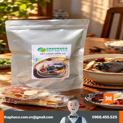 Thành phần thảo dược trong set canh hầm gà