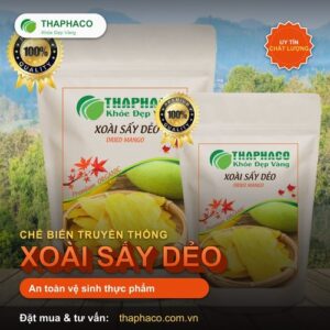 Xoài Sấy Dẻo làm từ xoài tươi nguyên chất